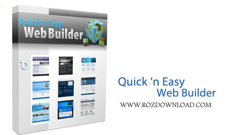 نرم افزار طراحی سایت Quick ‘n Easy Web Builder 3.1.5 Final